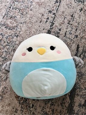 Squishmallows Tycho the Parakeet Plush Pillow